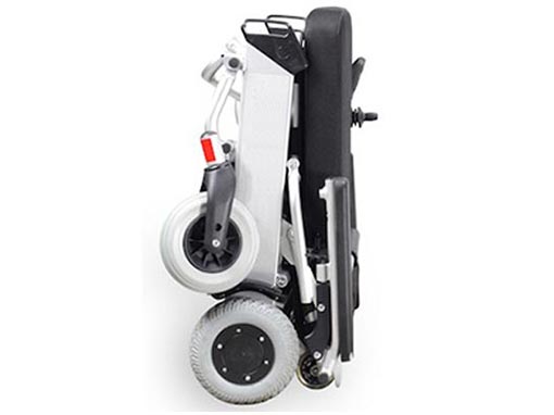 Foldawheel Electric Wheelchair side image