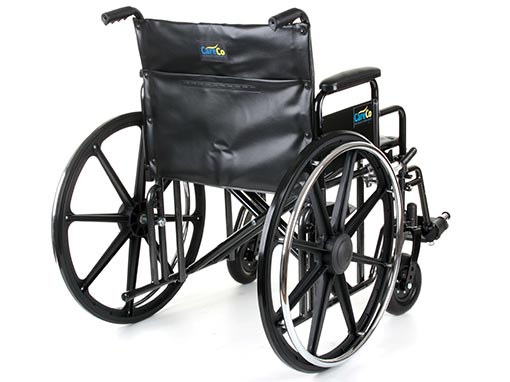 CareCo Explorer Bariatric Wheelchair Folded