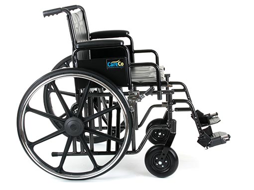 Explorer Bariatric Wheelchair Folded Back