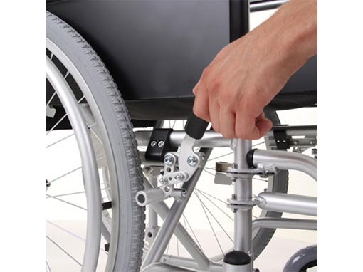 enigma lightweight wheelchair side image